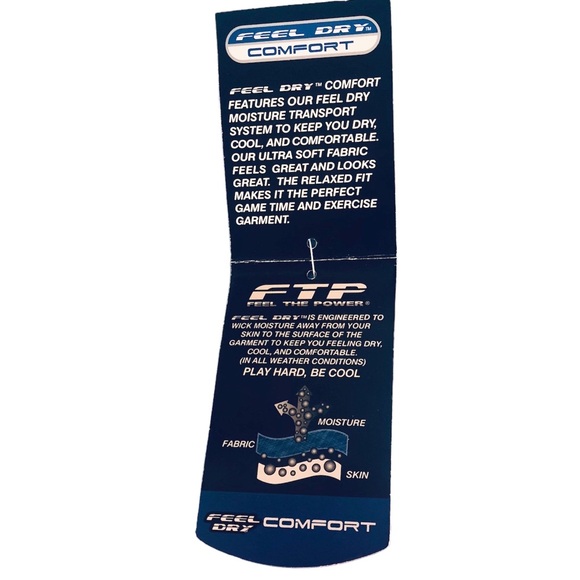 FTP Mens Dri Fit Light Blue Long Sleeved Shirt Size S - Picture 10 of 12